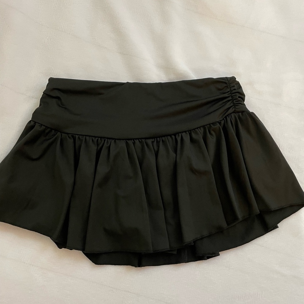 Black mini skirt with built in shorts size small